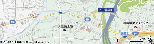 長野県上田市住吉555-21周辺の地図