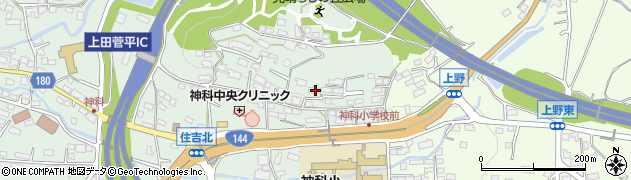 長野県上田市住吉447周辺の地図
