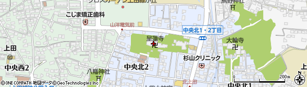 呈蓮寺周辺の地図