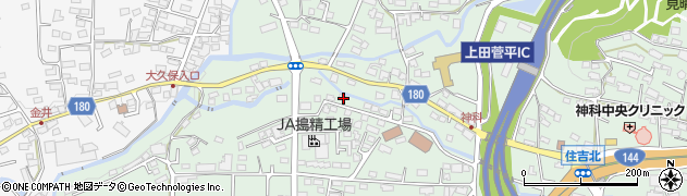 長野県上田市住吉555-14周辺の地図