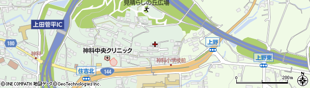長野県上田市住吉451-4周辺の地図