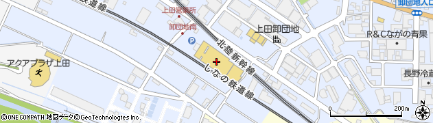 カインズホーム上田店園芸館周辺の地図
