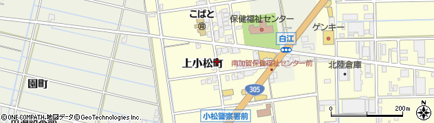 石川県小松市上小松町乙周辺の地図