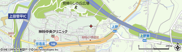 長野県上田市住吉463周辺の地図
