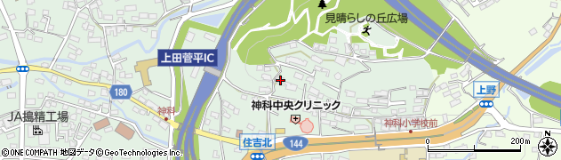 長野県上田市住吉424周辺の地図