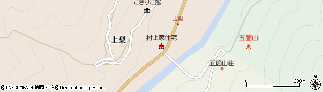 民俗資料館村上家周辺の地図