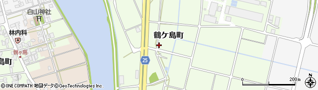 石川県小松市鶴ケ島町周辺の地図