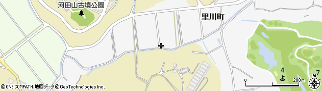 石川県小松市里川町（ケ）周辺の地図