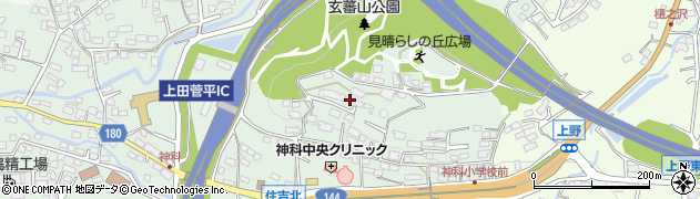 長野県上田市住吉419周辺の地図