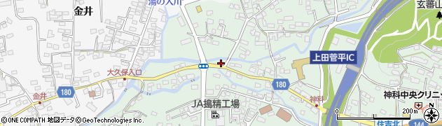 長野県上田市住吉666周辺の地図
