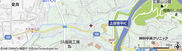 長野県上田市住吉687周辺の地図