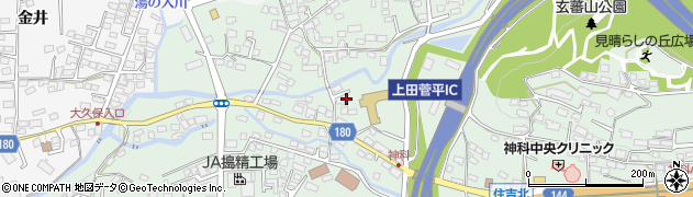 長野県上田市住吉701周辺の地図