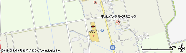 ツルヤ　池田店周辺の地図