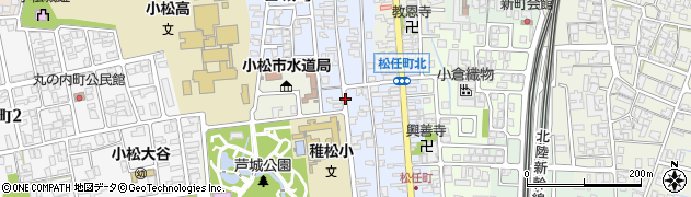 石川県小松市殿町周辺の地図