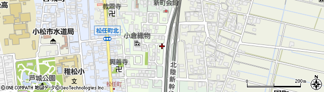 石川県小松市新町153周辺の地図