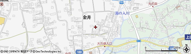 長野県上田市上田（金井）周辺の地図
