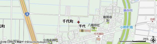 石川県小松市千代町周辺の地図
