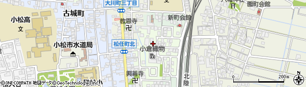 石川県小松市新町127周辺の地図