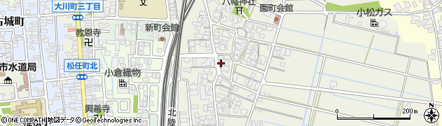 石川県小松市園町（イ）周辺の地図