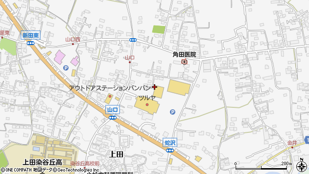 〒386-0001 長野県上田市上田の地図