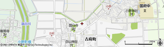 石川県小松市古府町（戊）周辺の地図