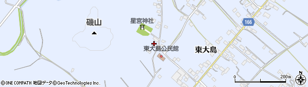 栃木県真岡市東大島1356周辺の地図