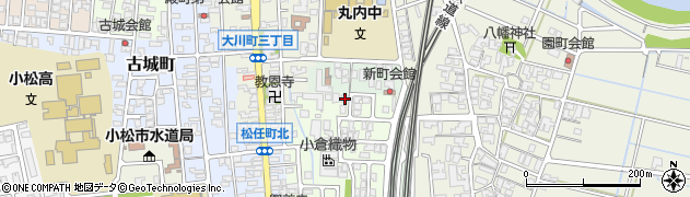石川県小松市新町101周辺の地図