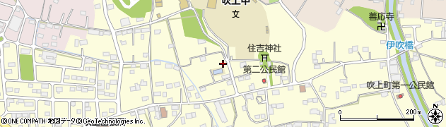栃木県栃木市吹上町周辺の地図