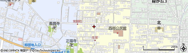 上田常磐町簡易郵便局周辺の地図
