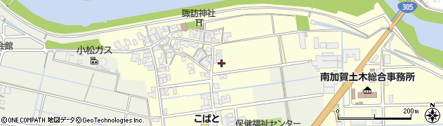 石川県小松市上小松町周辺の地図