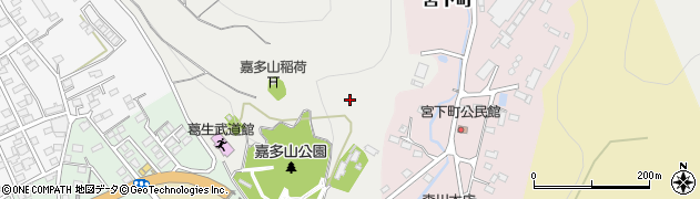 栃木県佐野市嘉多山町周辺の地図