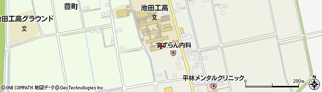 長野県立池田工業高等学校周辺の地図
