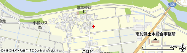 石川県小松市上小松町甲75周辺の地図