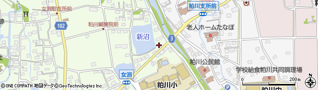ブックマート粕川書店周辺の地図