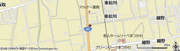 長野県北安曇郡松川村5689周辺の地図