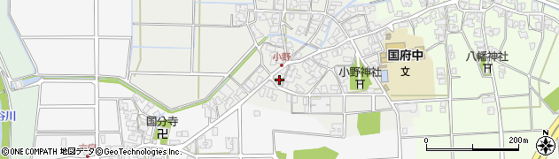 石川県小松市小野町戊34周辺の地図