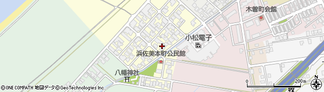 石川県小松市浜佐美本町周辺の地図