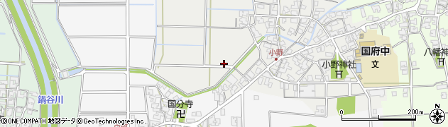 石川県小松市小野町戊周辺の地図