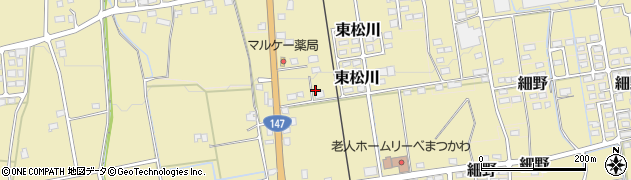 長野県北安曇郡松川村5689-122周辺の地図