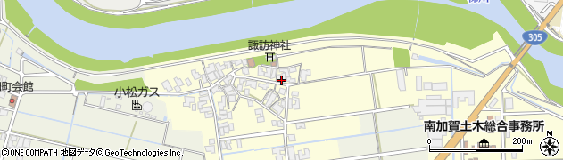 石川県小松市上小松町甲周辺の地図