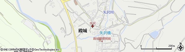 矢沢周辺の地図