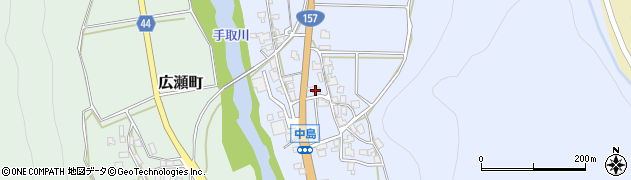 石川県白山市中島町ハ35周辺の地図