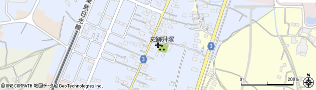 栃木県栃木市都賀町升塚54-2周辺の地図