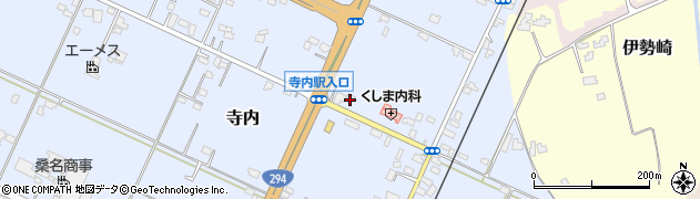 栃木県真岡市寺内1383周辺の地図