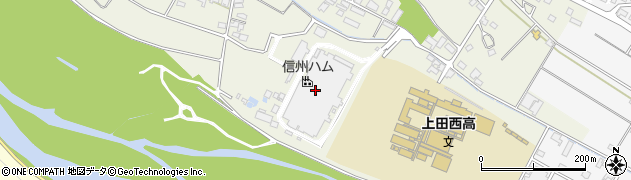信州ハム株式会社　上田工場業務管理課周辺の地図