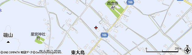 栃木県真岡市東大島1194周辺の地図