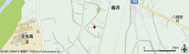 栃木県下都賀郡壬生町藤井797周辺の地図