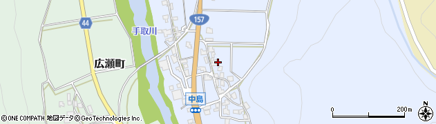 石川県白山市中島町（ロ）周辺の地図