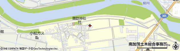 石川県小松市上小松町甲62周辺の地図