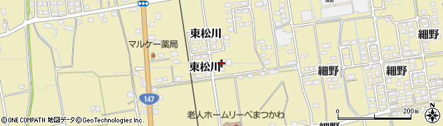 長野県北安曇郡松川村5689-140周辺の地図